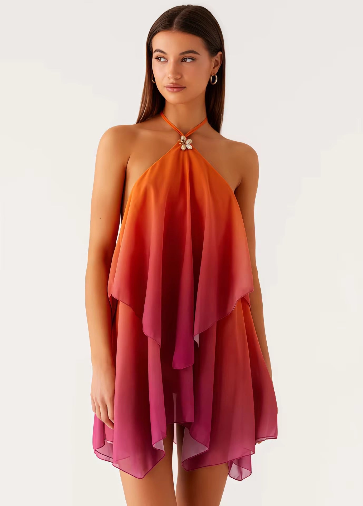 Gran Melia backless mini dress